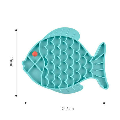 Pet Licking Mat Portable Anxiety Relief Dog Lick Pad Cup Bowl Transfer Plate Dog Slow Feeder Silicone Pet Bath Products Cat Bowl